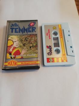 Jan Tenner Folge 21 Die grüne Hölle Weiß mit Silbernen Aufkleber 4.27721 CD Kiosk(Innencover bemalt)